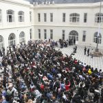 Kicillof inauguró la puesta en valor del edificio de la Escuela Normal Superior N°1